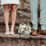 Brautshooting im Vintagestil-Schuhe
