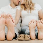 Babybauch-Homestory Füße