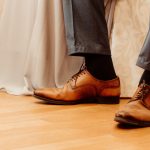 Vintagehochzeit Details Schuhe