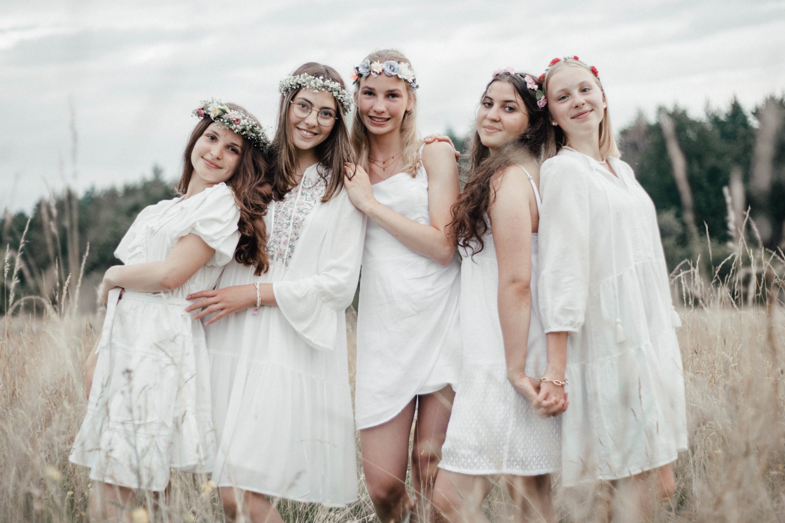 5 Freundinnen im Bohstil